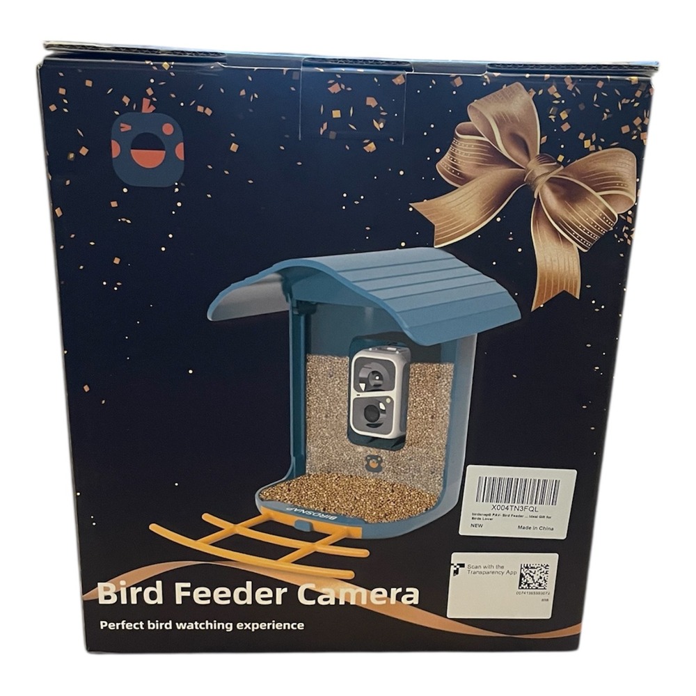 Smart Bird Feeder Camera with Night‎ Vision Two Way Audio Weatherproof